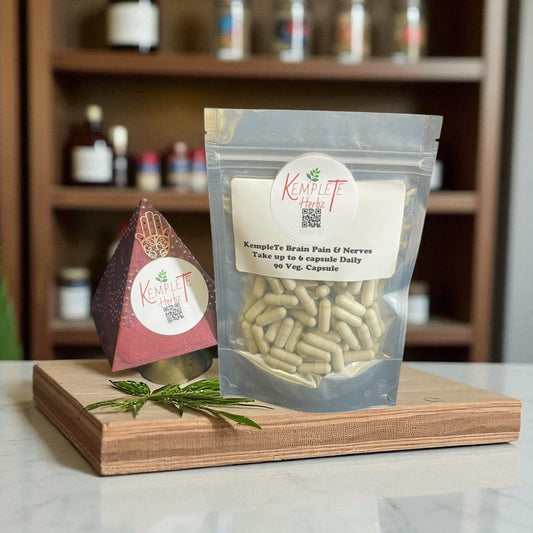 🧠 KempleTe Brain Pain & Nerves – Calm, Restore & Recharge