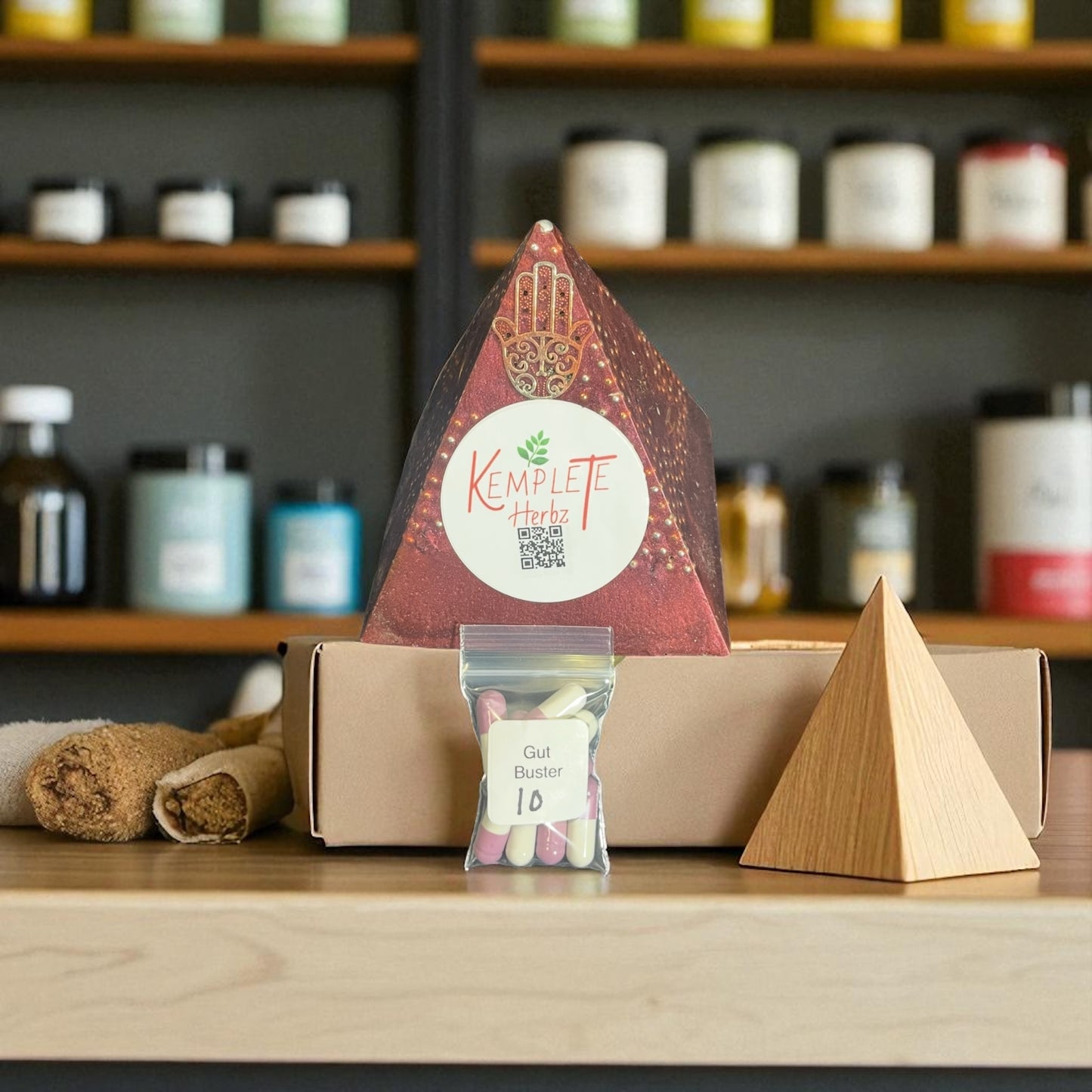 π KempleTe Gut Buster β 10 Powerful Capsules for Intestinal Cleanse & Detox