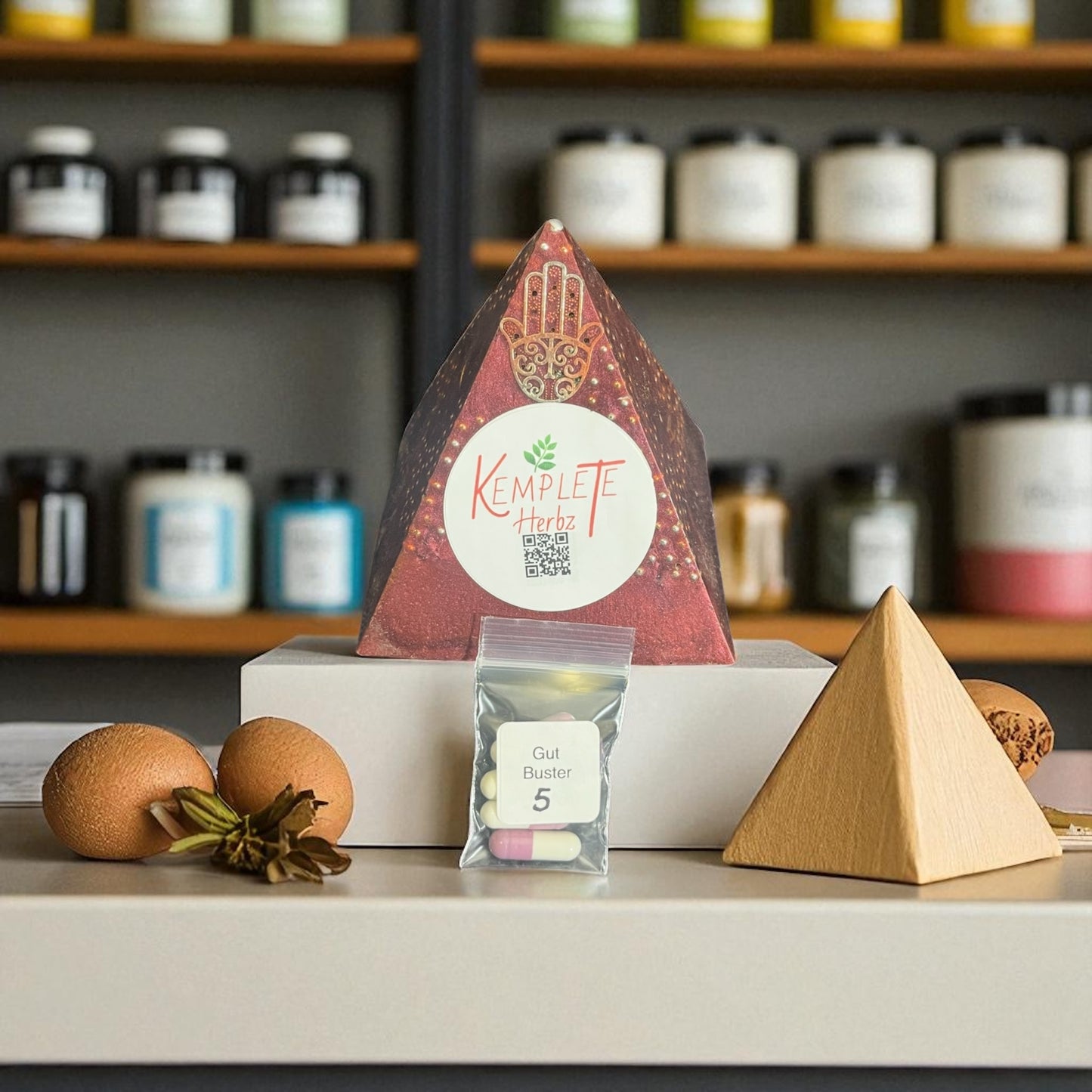 π KempleTe Gut Buster β 5 Powerful Capsules for Intestinal Cleanse & Detox