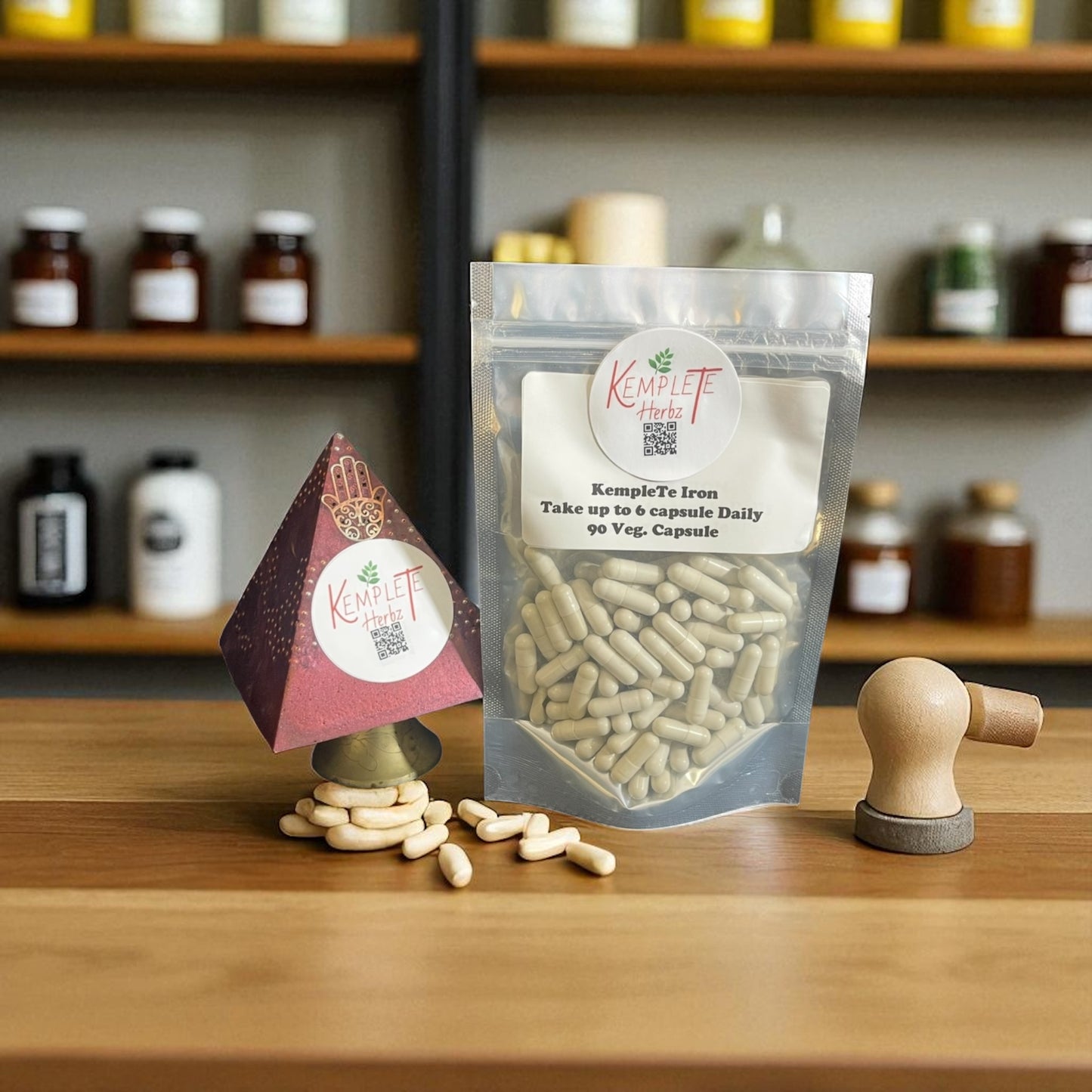 💥 KempleTe IRON – 90 Capsules | The Ultimate Blood & Energy Booster